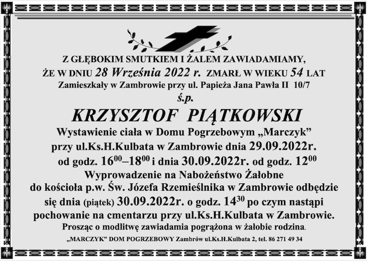 Krzysztof Piątkowski
