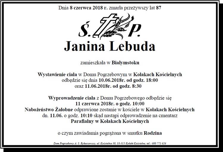 Janina Lebuda