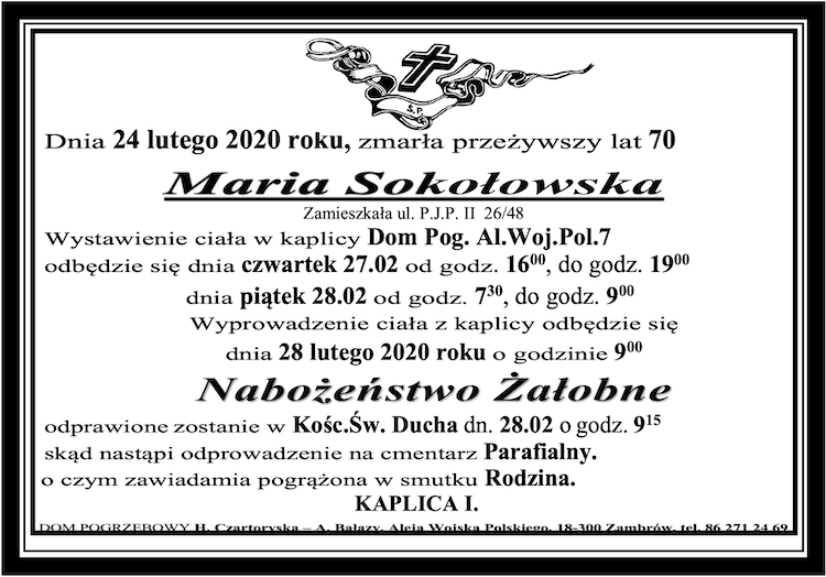 Maria Sokołowska