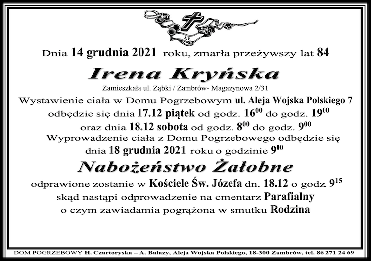 Irena  Kryńska