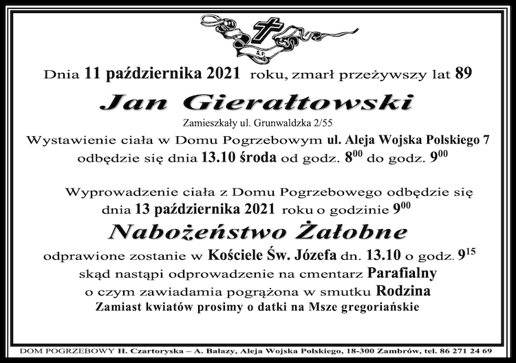 Jan  Gierałtowski