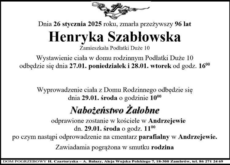 Henryka Szabłowska