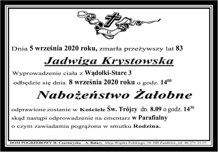 Jadwiga Krystowska