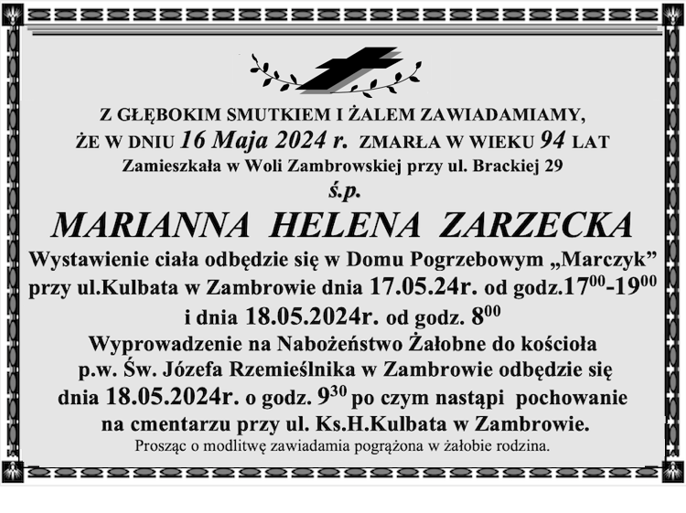 Marianna Helena Zarzecka