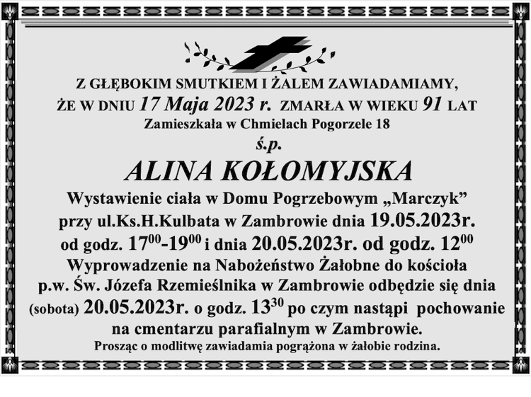 Alina  Kołomyjska  
