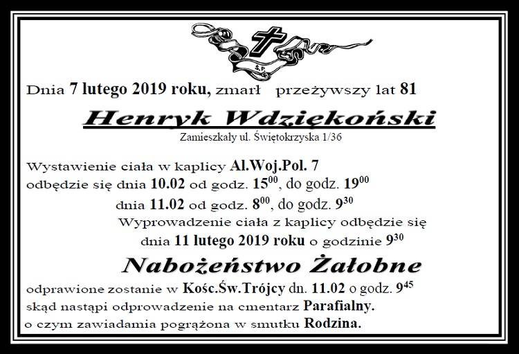 Henryk  Wdziękoński