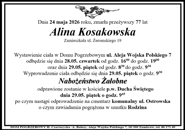 Alina Kosakowska
