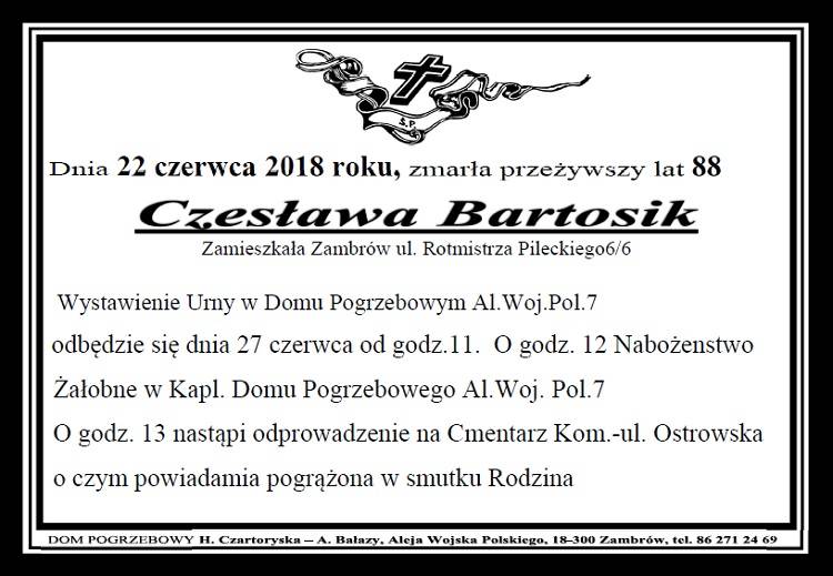 Czesława Bartosik