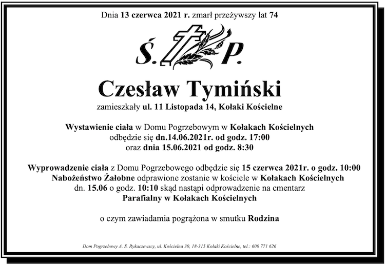 Czesław  Tymiński