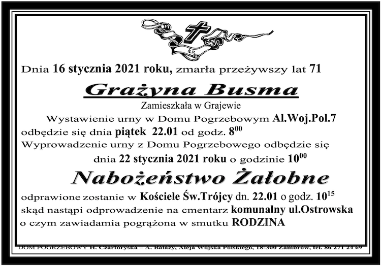 Grażyna  Busma