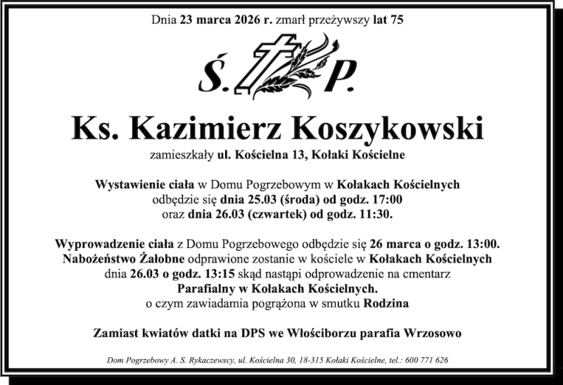ks. Kazimierz Koszykowski