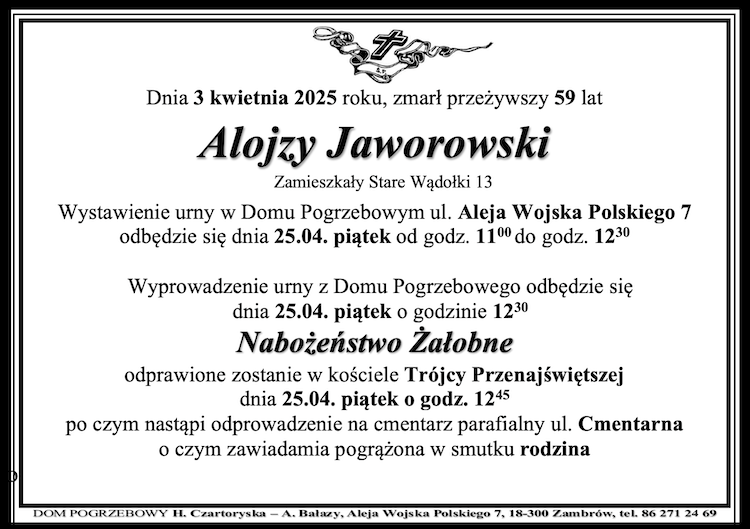 Alojzy Jaworowski
