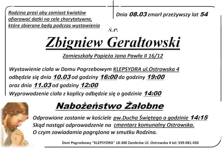 Zbigniew Gerałtowski