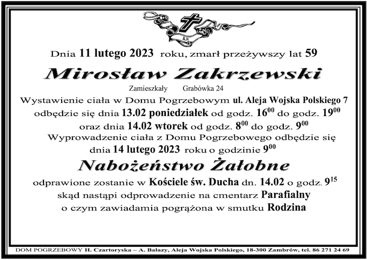 Mirosław Zakrzewski