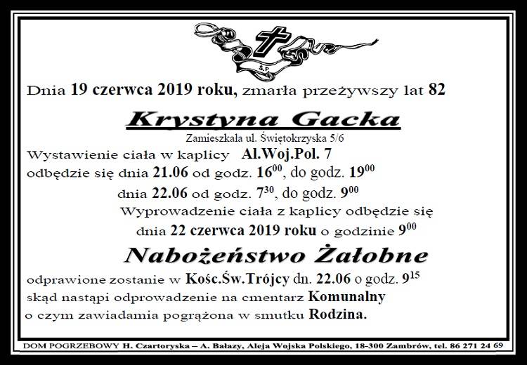 Krystyna Gacka