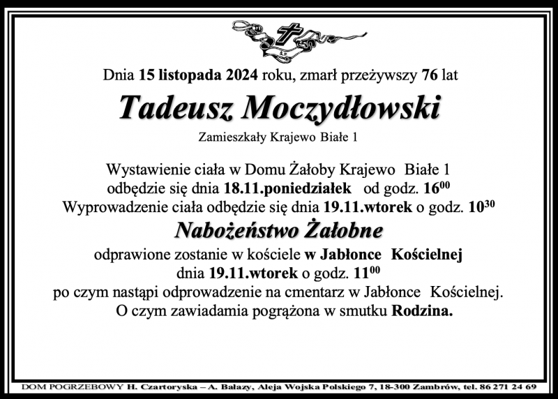 Tadeusz  Moczydłowski