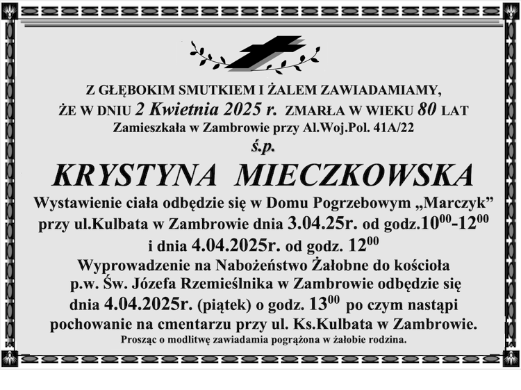 Krystyna Mieczkowska