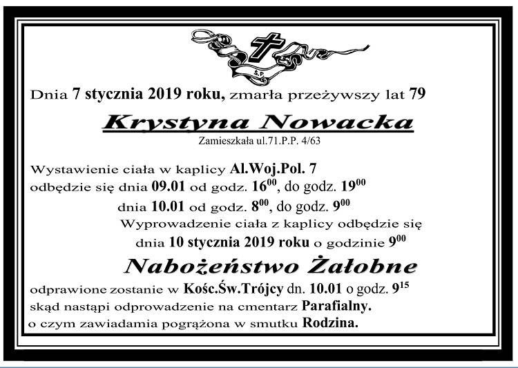 Krystyna Nowacka