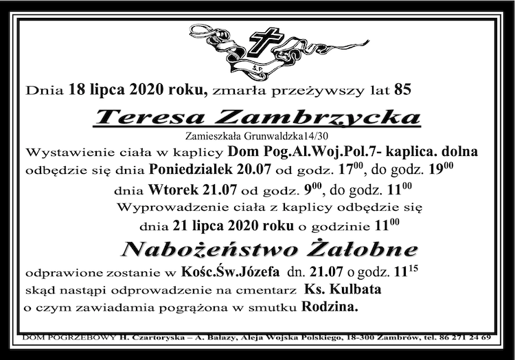 Teresa Zambrzycka