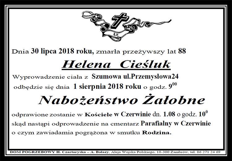 Helena Cieśluk