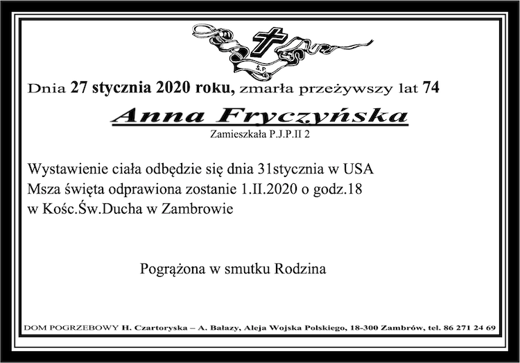 Anna  Fryczyńska