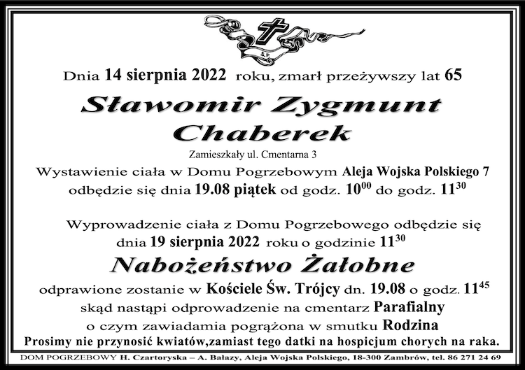 Sławomir Zygmunt  Chaberek