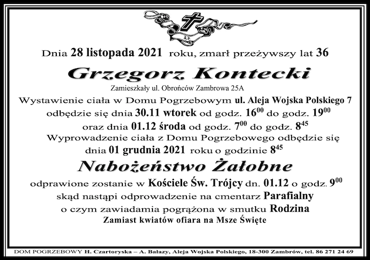  Grzegorz  Kontecki
