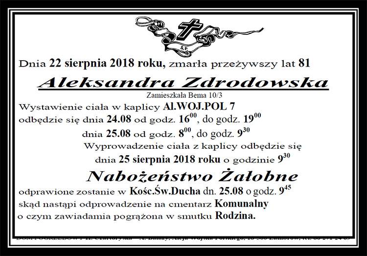 Aleksandra Zdrodowska