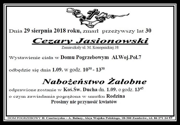 Cezary Jasionowski