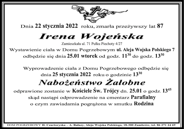 Irena  Wojeńska