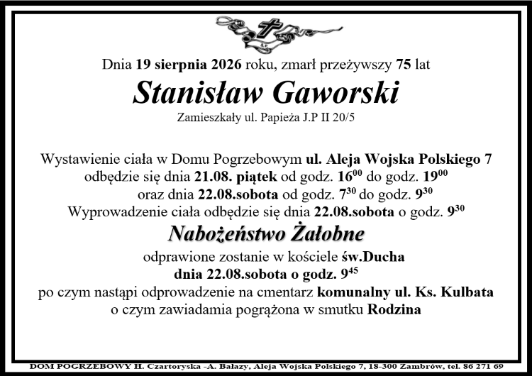 Stanisław Gaworski