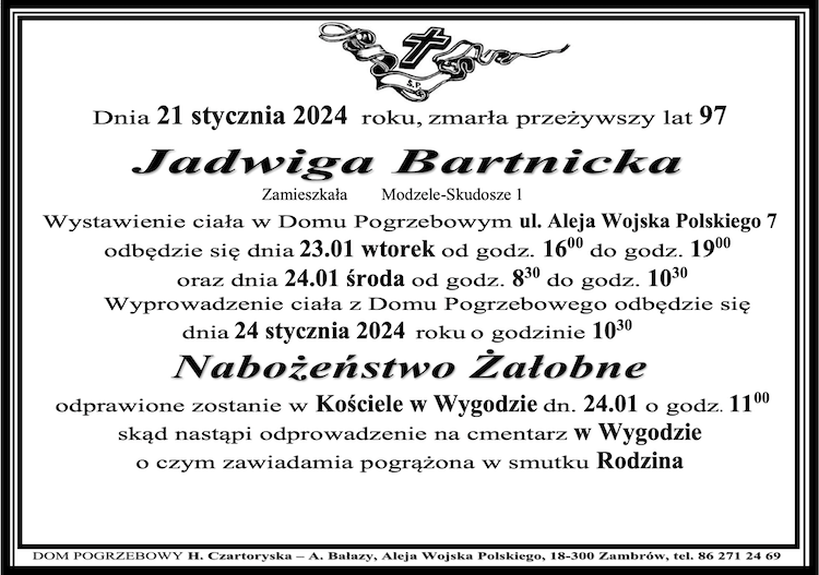 Jadwiga Bartnicka