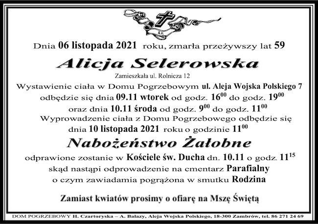 Alicja  Selerowska