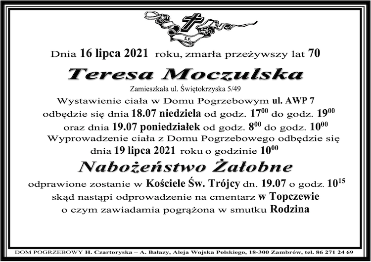 Teresa Moczulska 