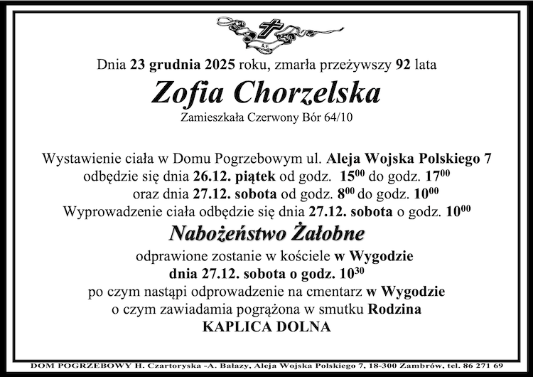 Zofia Chorzelska