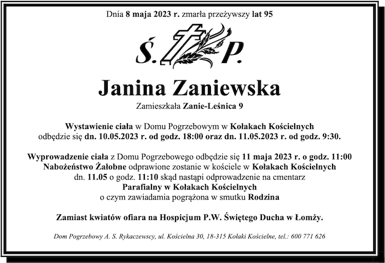 Janina Zaniewska