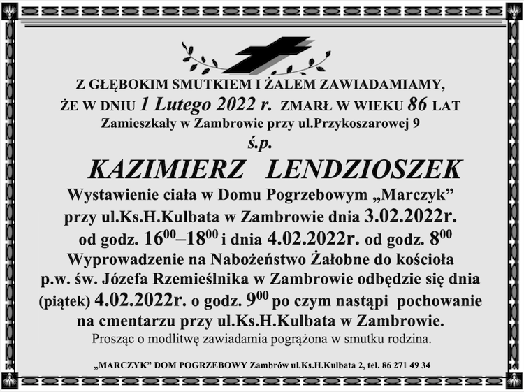Kazimierz Lendzioszek