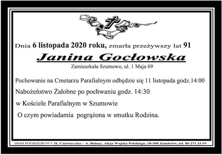 Janina Gocłowska