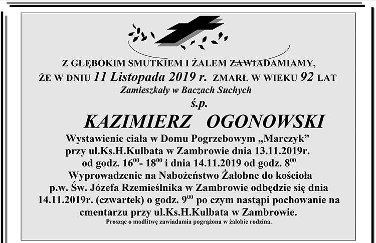 Kazimierz Ogonowski
