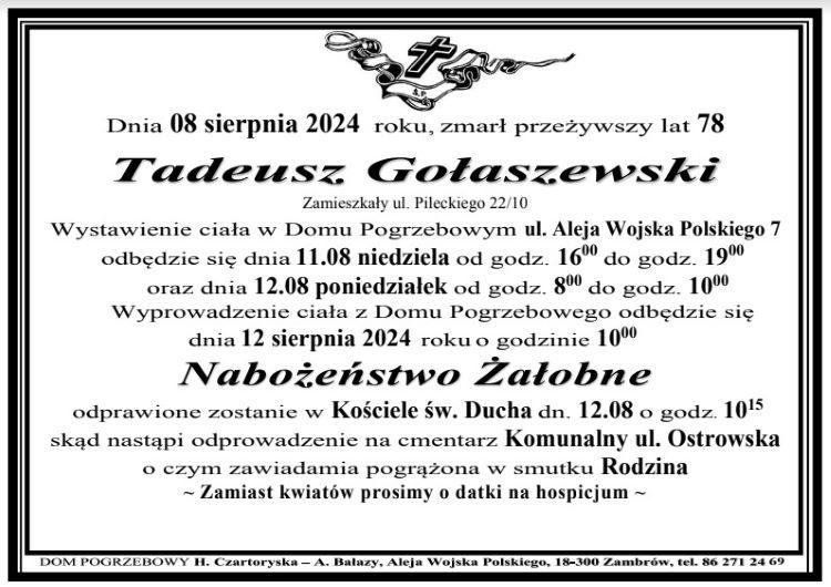 Tadeusz Gołaszewski