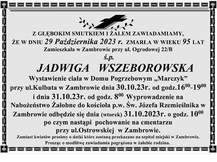 Jadwiga Wszeborowska