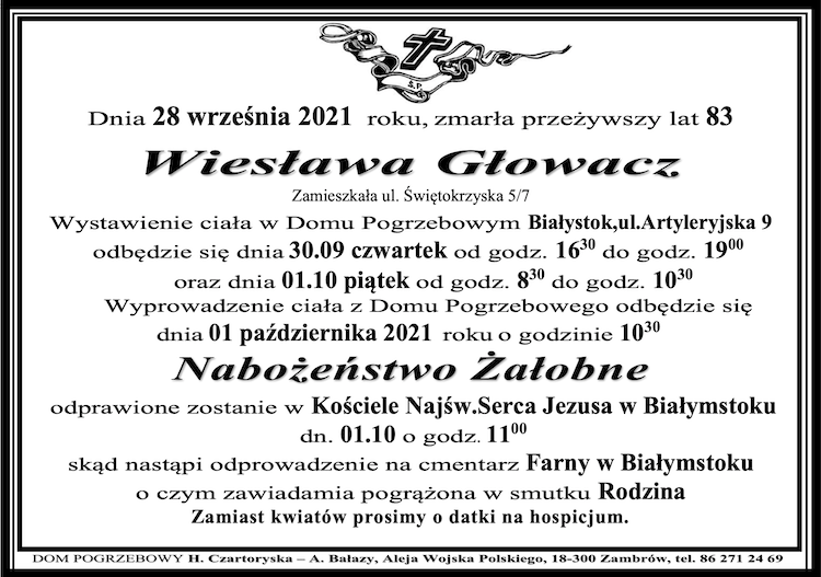 Wiesława Głowacz