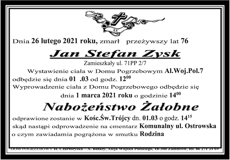 Jan Stefan Zysk