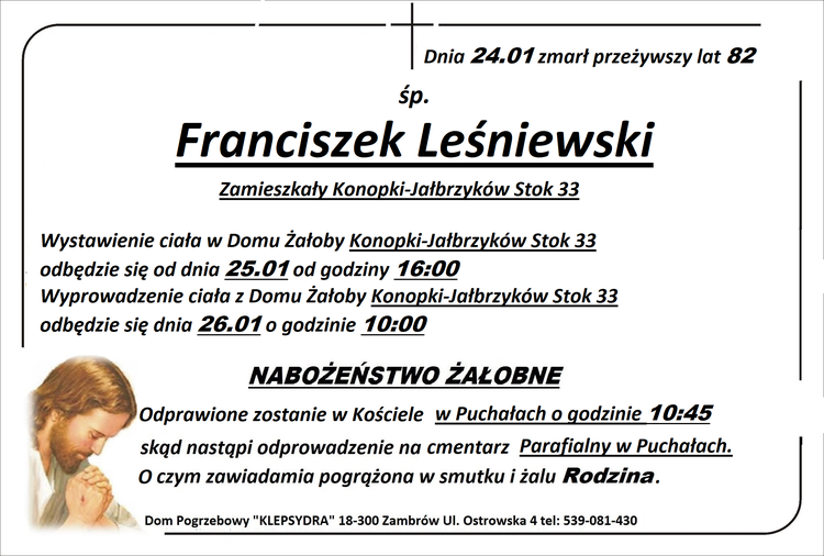 Franciszek Leśţniewski