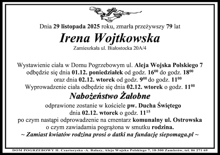 Irena Wojtkowska