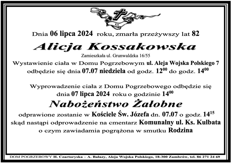 Alicja Kossakowska