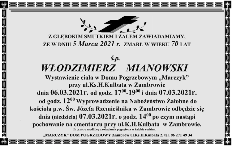 Włodzimierz Mianowski