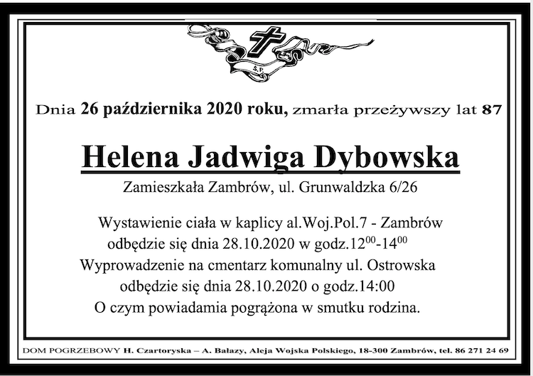 Helena Jadwiga Dybowska