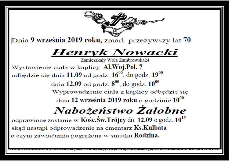 Henryk Nowacki