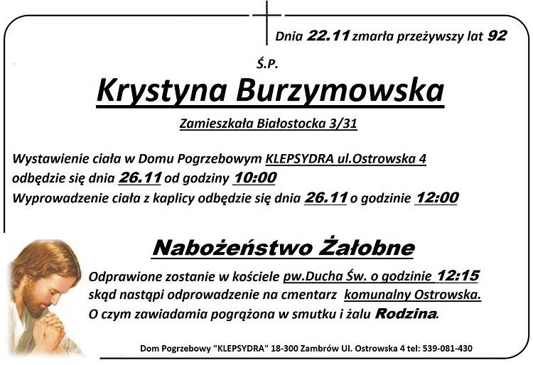 Krystyna Burzymowska